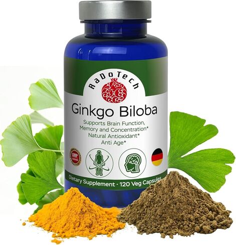 Ginkgo Biloba Natural antioxidant, Anti-Aging 120 Cap in Saudi Arabia
