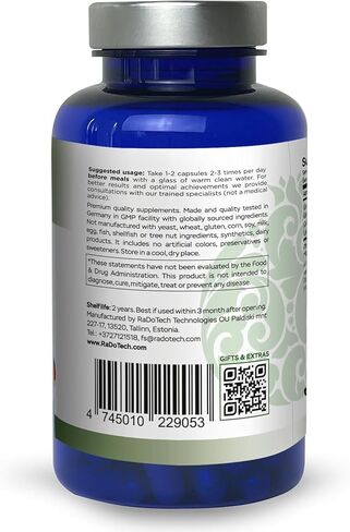 Ginkgo Biloba Natural antioxidant, Anti-Aging 120 Cap in Saudi Arabia
