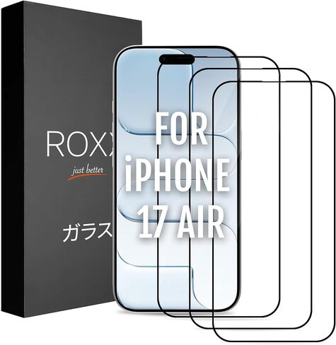 ROXX NEO Japanese 9H 3D Screen Protector (3-Pack) | Full Display Coverage | For iPhone 16 Pro | Harder | Clearer | Scratch-Resistant | Perfectly Matches ROXX Cases in Saudi Arabia