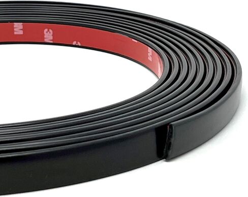 5/8" Flat Universal Colored Wheel Well Stick On Trim (Black, 20 Feet) in Saudi Arabia