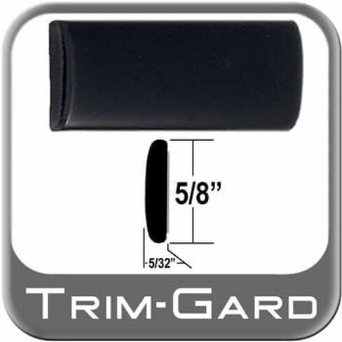 5/8" Flat Universal Colored Wheel Well Stick On Trim (Black, 20 Feet) in Saudi Arabia