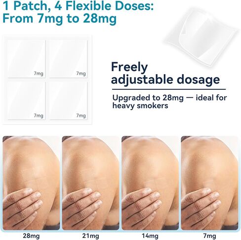 بقع النيكوتين - تصحيح نظام Transdermal الشفافة - التدخين أو التدخين ، الخطوة 1-21mg (الخطوة 1-28mg -15 phtches) in Saudi Arabia