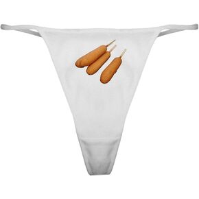 CafePress Corn Dog Classic Thong Underwear, Womens Panties in Saudi Arabia