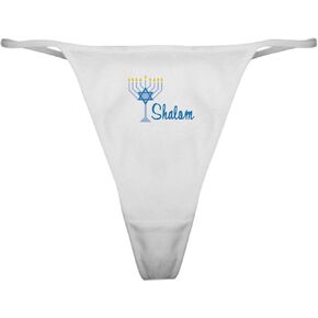 CafePress Shalom Classic Thong Underwear, Womens Panties in Saudi Arabia