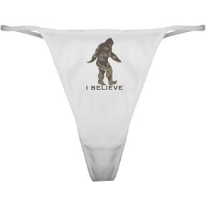 CafePress I Believe In The Bigfoot Classic Thong Underwear, Womens Panties in Saudi Arabia
