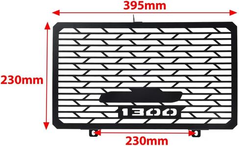 Cnwaga3 Motorcycle Radiator Cover Motorcycle Radiator Grille Motorcycle Cover for HONDA CB1300 2003-2008(With logo：CB1300) 1x Radiator Grille Guard Cover in Saudi Arabia