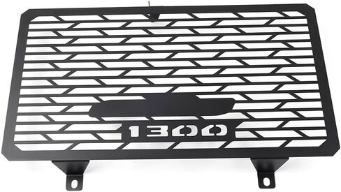 Cnwaga3 Motorcycle Radiator Cover Motorcycle Radiator Grille Motorcycle Cover for HONDA CB1300 2003-2008(With logo：CB1300) 1x Radiator Grille Guard Cover in Saudi Arabia