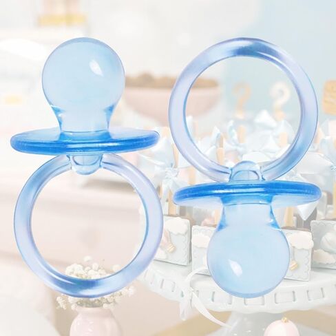 لهايات أطفال أدوروكس 144 صغيرة من الأكريليك باللون الأزرق لتزيين طاولة حمام الطفل (144 قطعة) in Kuwait