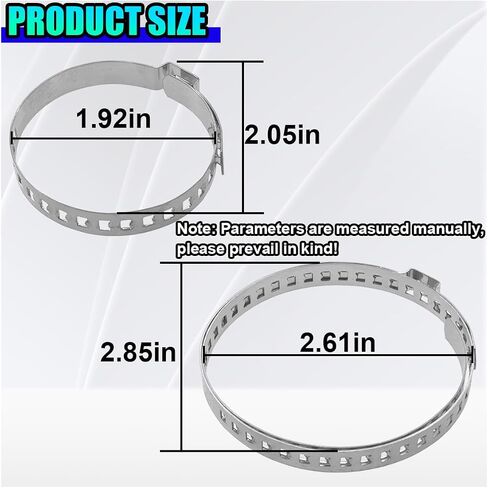 10pcs CV Coint Boot Clamp Kit ، أداة مشبك التمهيد محور CV من الفولاذ المقاوم للصدأ ، ومشبك خرطوم عمود محرك محرك قابل للتعديل ، وملحقات السيارات الشاملة تناسب أدوات التوجيه in Saudi Arabia