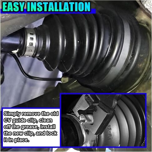 10pcs CV Coint Boot Clamp Kit ، أداة مشبك التمهيد محور CV من الفولاذ المقاوم للصدأ ، ومشبك خرطوم عمود محرك محرك قابل للتعديل ، وملحقات السيارات الشاملة تناسب أدوات التوجيه in Saudi Arabia