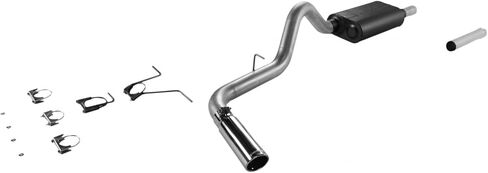 Flowmaster 17278 Force II Cat-Back Exhaust Kit 3 Inch Aluminized Steel with 3.5 inch Polished Stainless Steel Tips Compatible with 2000-2003 Dodge Dakota 4.7L 5.2L 5.9L V8 in Saudi Arabia
