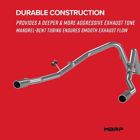 MBRP S5202AL نظام العادم الخلفي الخلفي المنقسمة المزدوجة in Kuwait