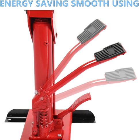 Strut Spring Compressor 6600lbs 3 Ton with 4 Snaps 7 Positioning Holes Adjustable Hydraulic Joints Auto Strut Coil Spring Compressor Tool, Red in Saudi Arabia