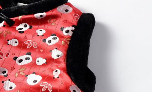 Mud Kingdom Boys Fleece Vest Sest بطانة دافئة للعام الصيني الجديد التقليدي in Kuwait