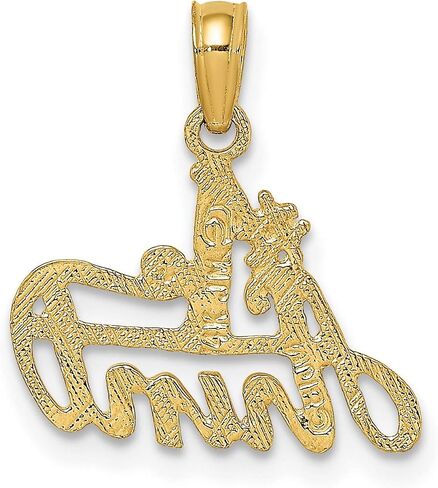 #1 سحر العمة في الذهب الأصفر الحقيقي 14K 10 مم × 16 مم in Saudi Arabia