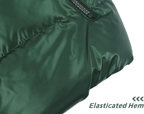 Happy Cherry Boys Shiny Quilted Vest, Teens Hooded Vest Zipper Sleeveless Jacket in Saudi Arabia