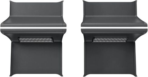 Luckeasy 9pcs Seat Slide Pad Pad Cover وتحت حصيرة أرضية مقعد لنموذج Tesla Y Juniper 2025 2026 Floor Mats Track مقاوم للخدش للموديل Y Juniper Association TPE Black in Saudi Arabia
