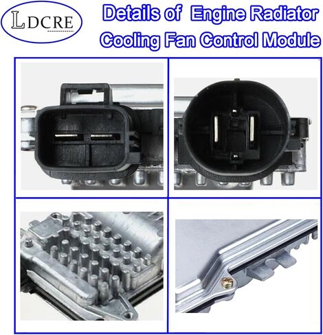 Engine Radiator Cooling Fan Control Module for Ford Fusion 2006-2020, Taurus 1986-2019, Flex 2009-2019, Police Interceptor, Chevrolet Captiva Sport, Replaces 01247391, 20787305, 1247391,1137328617 in Saudi Arabia