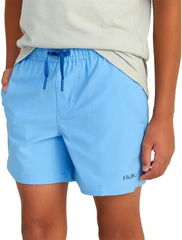 HUK Boys' Pursuit Volley, Quick-Dry Fishing Shorts for Kids in Saudi Arabia