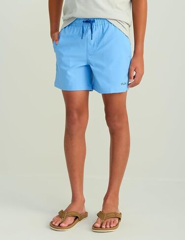 HUK Boys' Pursuit Volley, Quick-Dry Fishing Shorts for Kids in Saudi Arabia