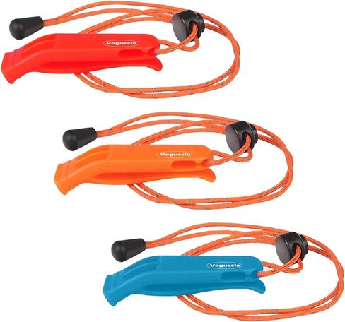 4PCS Emergency Whistle with Adjustable Lanyard for Boat Fishing Hiking Kayaking Camping Safety Survival Signal (Blue) in Saudi Arabia