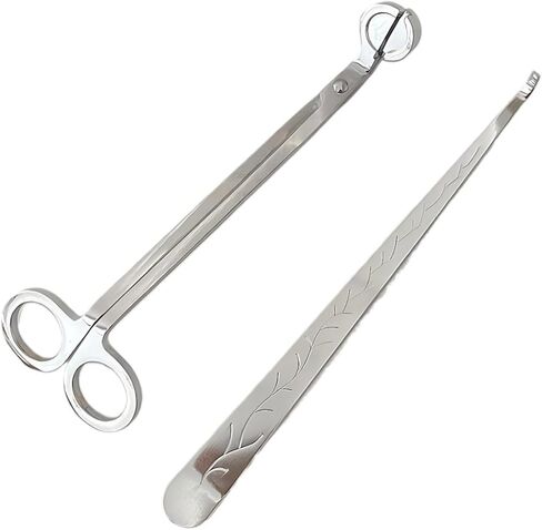 شمعة فتيل تيك ومجموعة السخان ، مقص 7.09 بوصة مع الخطاف ، الفولاذ المقاوم للصدأ in Kuwait