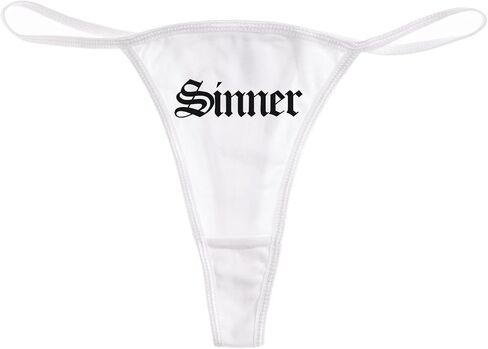 Sinner Devil Funny Women's Cotton Thong Bikini in Saudi Arabia