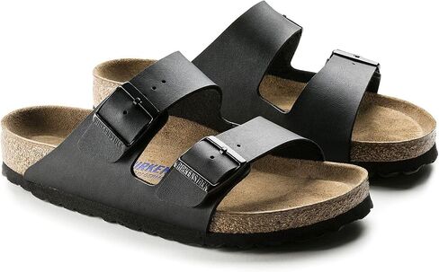 Birkenstock Men's Arizona Oiled Leather Sandals, Black, 8 US in Saudi Arabia