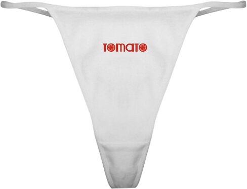 CafePress Saucy Tomatoes Classic Thong Underwear, Womens Panties in Saudi Arabia