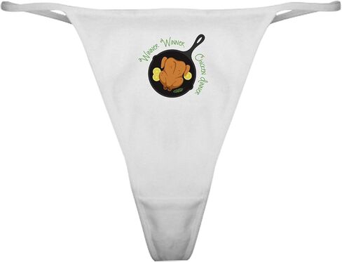 CafePress Winner Chicken Dinner Classic Thong Underwear, Womens Panties in Saudi Arabia