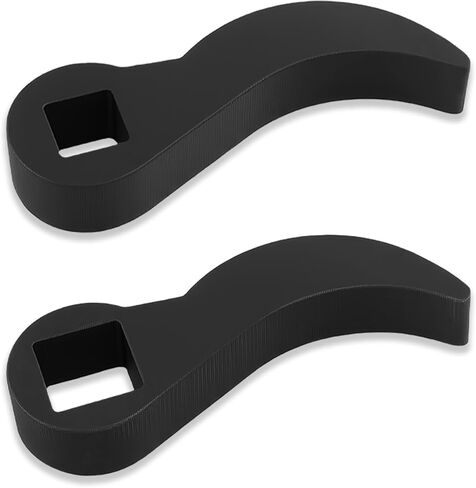 2PCS 1/2" & 3/8" Adjustable Pry Bar Wrench Adapter Head,Upgraded Crowbar Adapter Head with Square Interface for Tight Space,Universal Car Tools Half Shaft CV Axle Removal Tool in Saudi Arabia