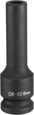 HARFINGTON 12-Point Deep Impact Socket 1/2 Inch Drive 41mm Metric Chrome Molybdenum Alloy Steel Spindle Axle Nut Impact Socket in Saudi Arabia