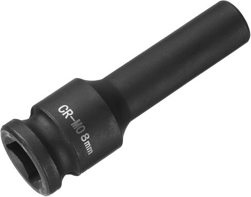 HARFINGTON 12-Point Deep Impact Socket 1/2 Inch Drive 41mm Metric Chrome Molybdenum Alloy Steel Spindle Axle Nut Impact Socket in Saudi Arabia