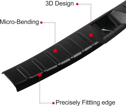 واقي المصد الخلفي لـ Subaru 2021-2025 Outback Car Absories ABS Plastic Material Matte Black Resistant Trunk Depat Sent in Kuwait