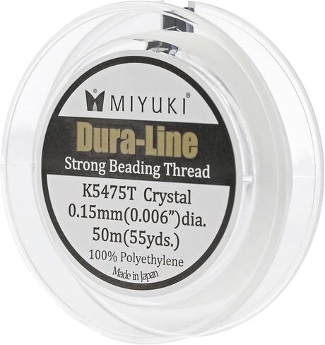 Miyuki Dura-line Strong Beading Thread - 20 Meters - Smoke Grey, 0.15mm in Saudi Arabia