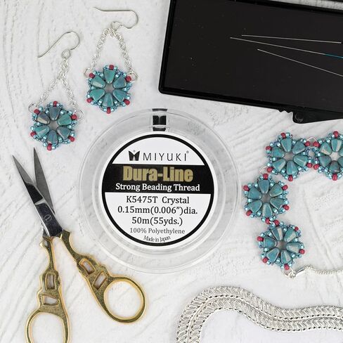 Miyuki Dura-line Strong Beading Thread - 20 Meters - Smoke Grey, 0.15mm in Saudi Arabia