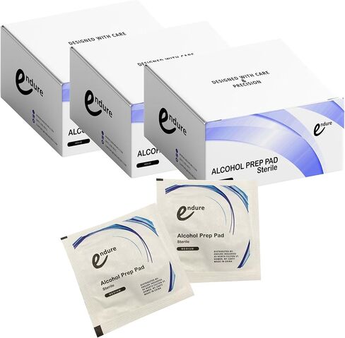 حالة من 4000 PSC- منصات الإعدادية الكحول العقيمة متوسطة ، مسحات الكحول ملفوفة بشكل فردي ، مثالية لمجموعات الإسعافات الطبية والأولى (4000) in Kuwait