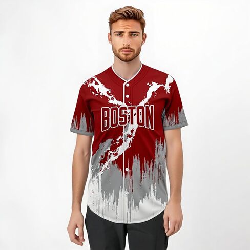 Custom Baseball Jersey Stitched Personalized for Men, Women, Youth Teams Baseball Shirt Clothes Customize Gifts for Players in Saudi Arabia