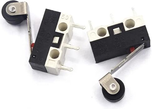 مفتاح الحد الأقصى الدقيق ، SPDT 3-Pin ، 1A 125V ، رافعة الأسطوانة ، لا توجد محطات NC PCB ، 20 عبوة (مقبض 1A 125V 500pcs) in Saudi Arabia