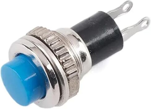 10mm Momentary Push Button Switch, Panel Mount, Off-(ON), 0.5A 250VAC, Multiple Colors (Green 5PCS) in Saudi Arabia