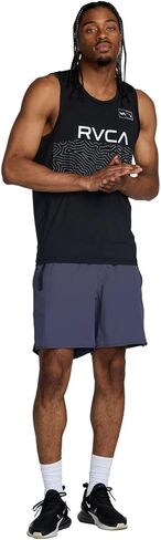RVCA Hawaii Sport Men Performance 4-Way Stretch Vent Tank Top in Saudi Arabia