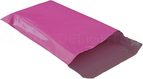 CleverDelights Magenta Poly Mailers - 4" x 6" - 1000 Pack - Premium Self-Adhesive Shipping Bags in Saudi Arabia
