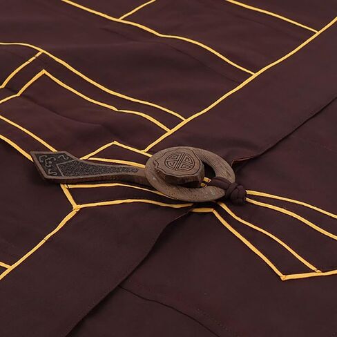 Chinese Style Monk Gown Cassock,Men and Women Five Or Seven Pieces of Monk Robes Red Thin Monk Robes Summer Four in Saudi Arabia