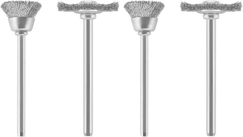 Dremel 447 2-Piece Carbon Steel Brush Set Ideal for Rust and Corrosion Removal on Soft Ferrous Metals in Saudi Arabia