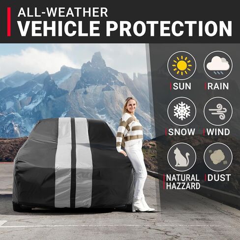 غطاء سيارة Icarcover Premium للفترة 1968-1982 Chevy Corvette C3 Highted Duty Complics All Weather Automobiles Custom Fit Indoor Outdoor UV Controms in Kuwait
