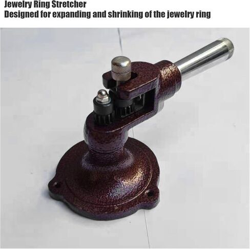 Ring Stretcher Ring Expander Sizing Machine, Ring Stretcher Enlarger Sizer, Jewelry Ring Making Processing Tool with 14pcs Rollers For Stone Set Enlarger Tool in Saudi Arabia