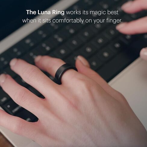 Luna Ring Sizing Kit for AI Smart Ring – No Subscription, 24x7 Sleep, Activity, Readiness, Stress & Menstrual Tracking, AI Coach, High Accuracy, Health & Performance Metrics, Biohackers in Saudi Arabia