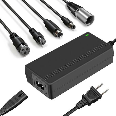 42V 2A شاحن بديل لبطارية 36 فولت سكوتر Ebike Lithium ، 5 في 1 شاحن سكوتر لـ Gotrax ، Jetson ، Swagtron ، Brid ، Segway ، Razor ، Sisigad ، Xiaomi ، Ninebot in Saudi Arabia