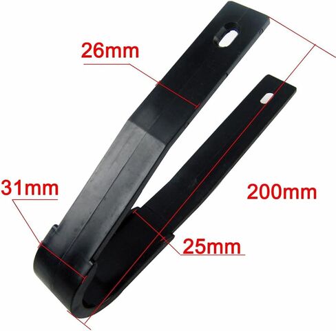 Swing Arm Chain Chain Slider Guide Rest Rest Slider Protector for Dirt Bikes ، ATVs ، Quads | نايلون بلاستيك ، طول 200 مم ، | يناسب دراجات الحفرة SSR Apollo Taotao Coolster 110cc 125cc 140cc 150 in Kuwait