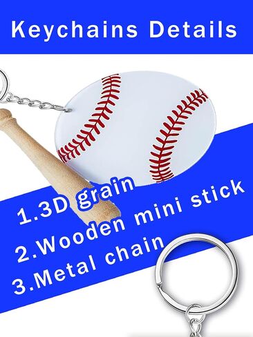 24 Set Softabll Baseball Callball Associory Gifts 12 Keychain Bag Bag Tag 12 Hair Ties Bracelets for Party Team in Kuwait